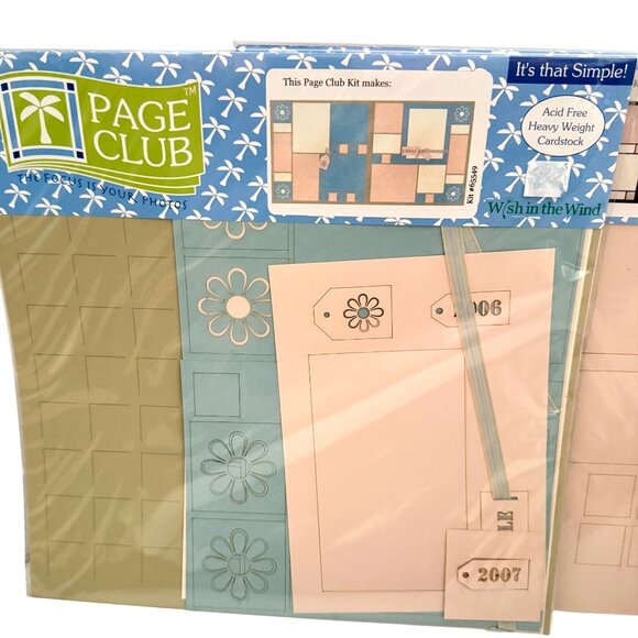 Wish In The Wind Mosaic Moments 3 Page Kits 12x12 Acid-Free Heavyweight Cardstoc - Picture 4 of 16